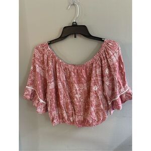 Forever 21 cowgirl crop top Size Small